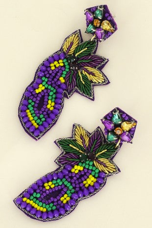 Mardi Mask Earrings