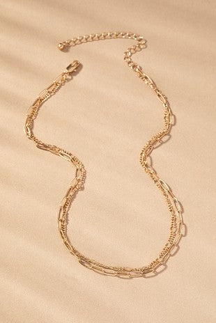 Boss Vibes Paperclip Necklace