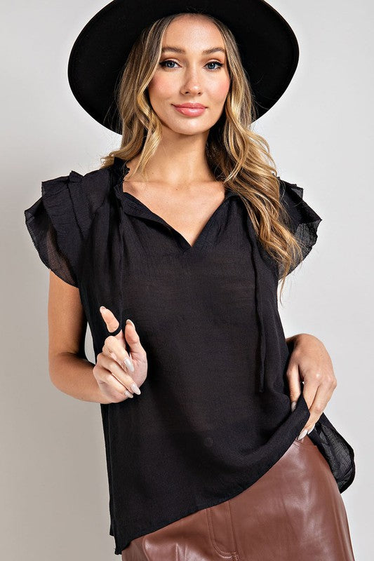 Time to Party Ruffle Top