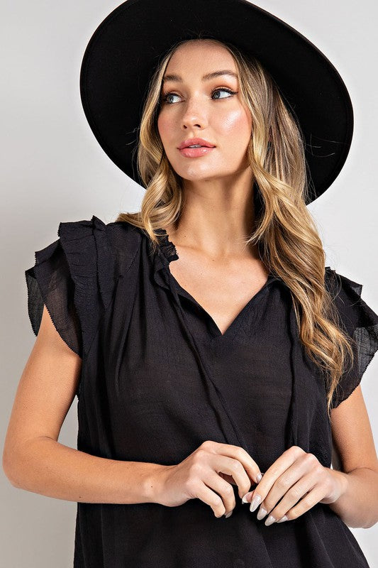 Time to Party Ruffle Top