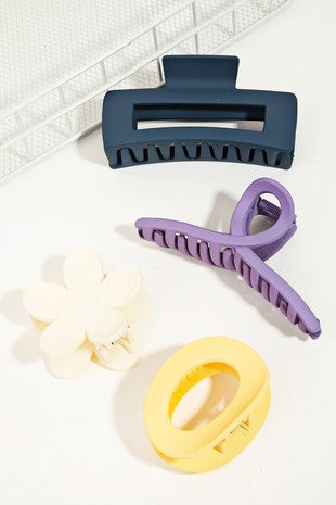 The Reset 4 Piece Claw Clip Pack