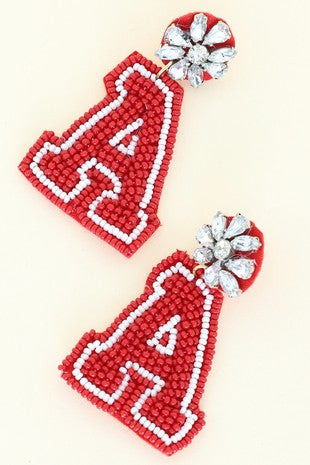 Alabama Beaded Earringss
