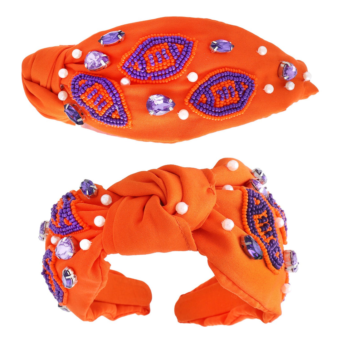 Beaded Game Day Headband