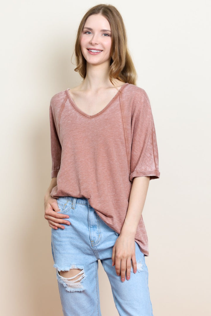 In The Moment Mineral Wash Tee