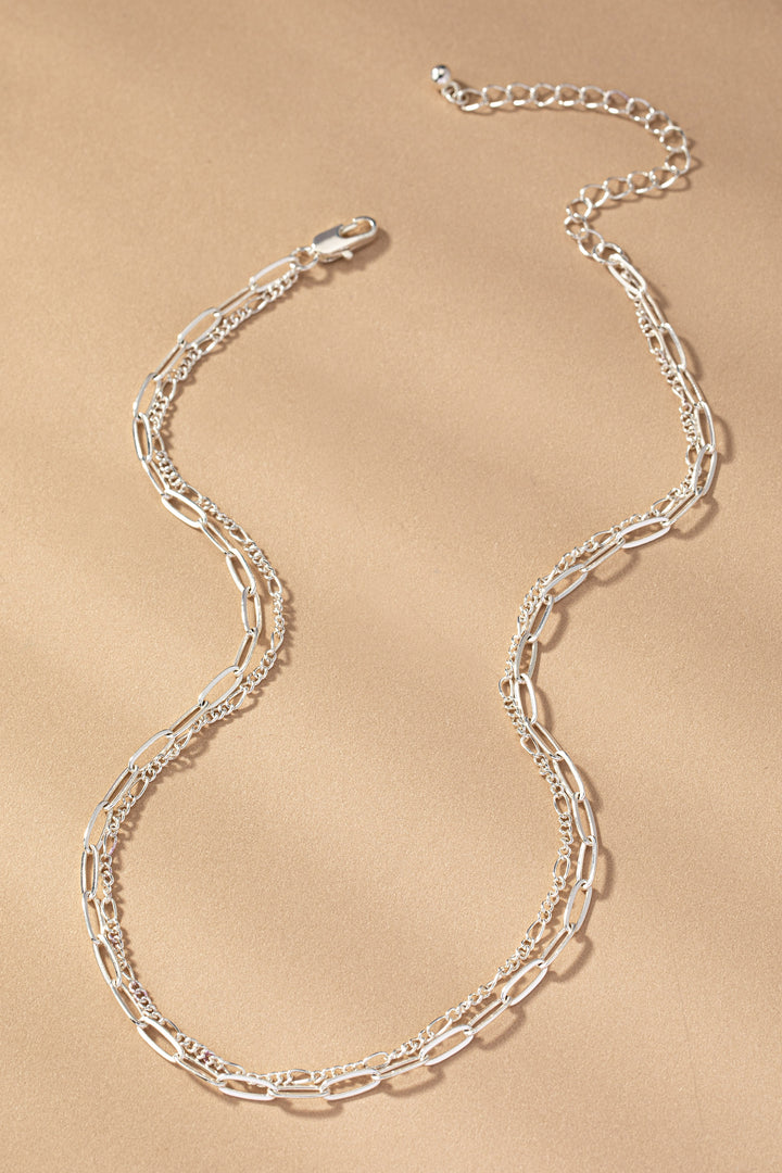 Boss Vibes Paperclip Necklace