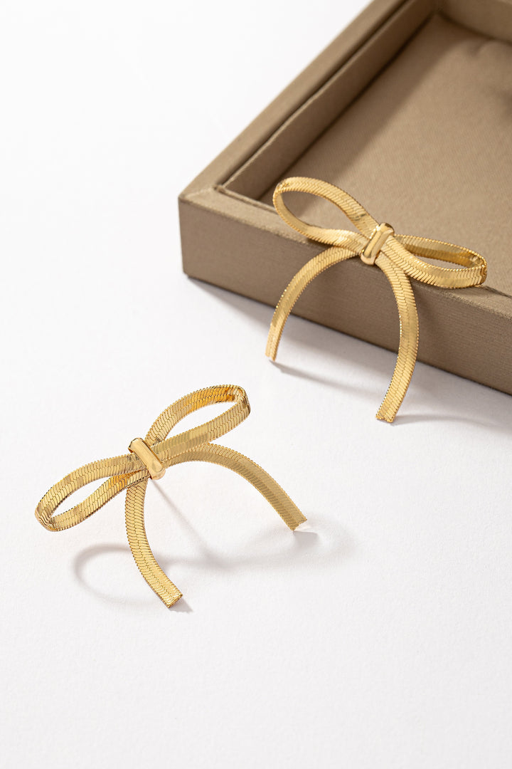 In My Soft Life Era Bow Earrings
