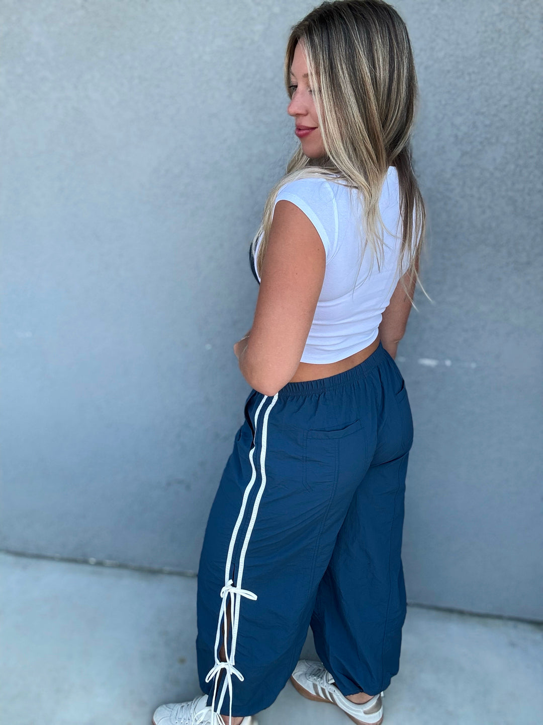 Retro Varsity Cropped Baby Tee