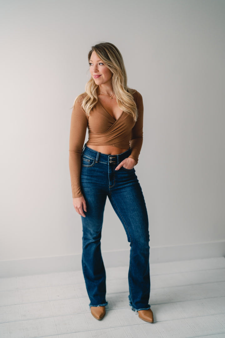 Timeless Twist Top- 4 Colors