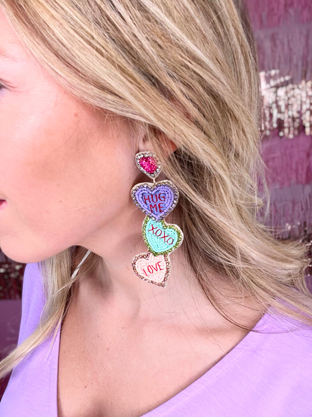 Conversation Hearts Earrings