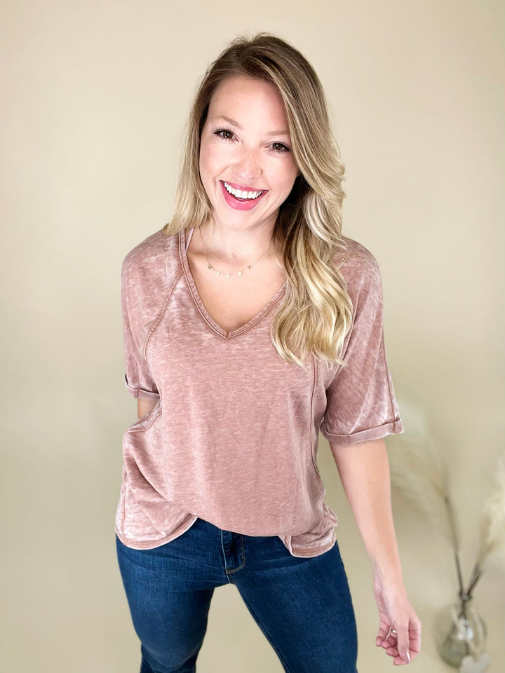 In The Moment Mineral Wash Tee