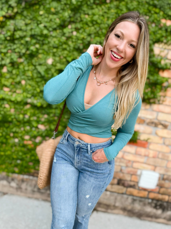 Timeless Twist Top- 4 Colors