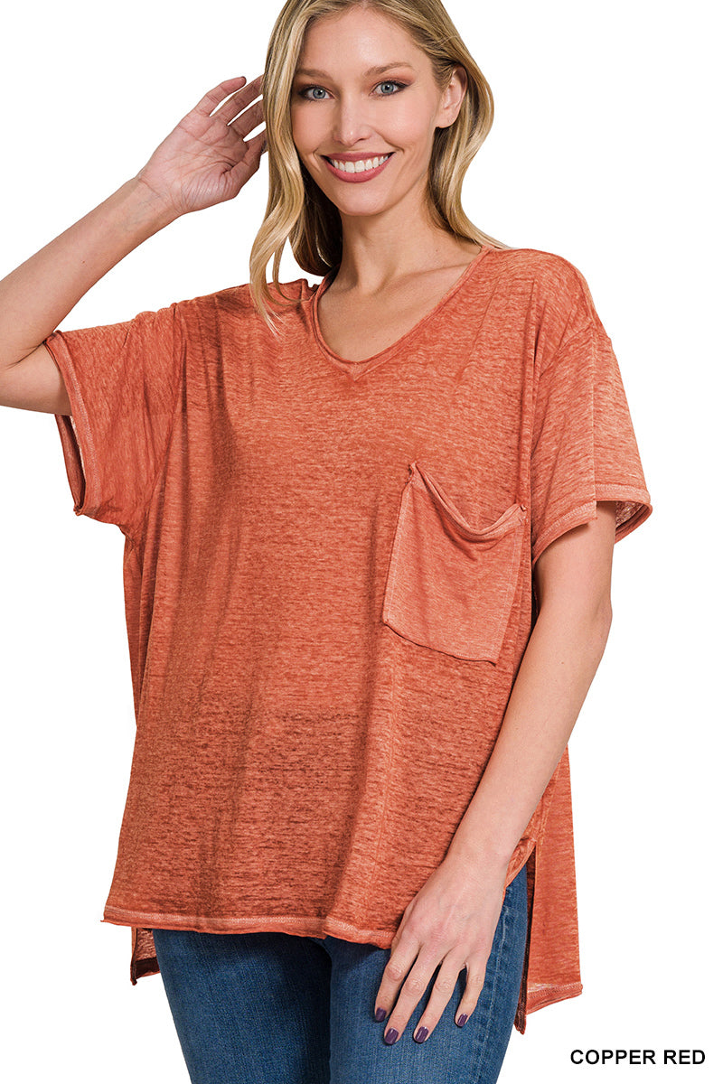 Stay True Burn Out Tee- Rust