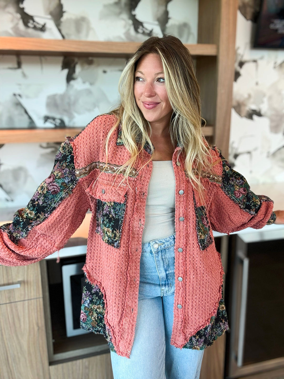 Lola Oversized Vintage Shacket