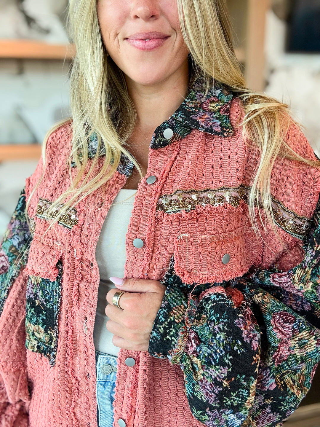 Lola Oversized Vintage Shacket