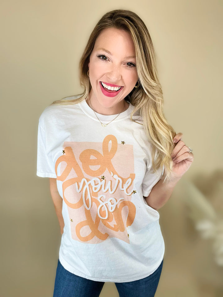 You're So Golden Studded Comfort Color Tee