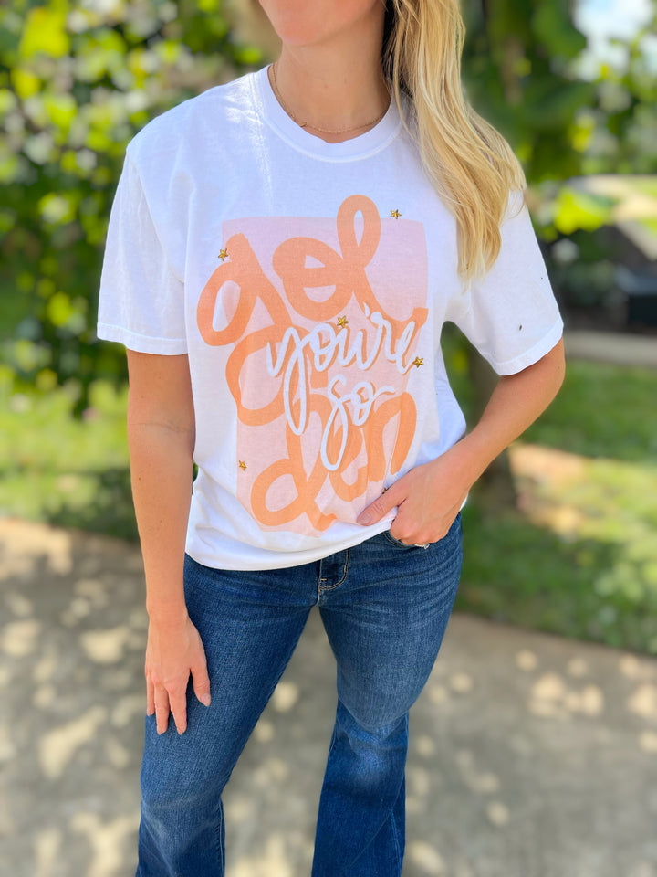 You're So Golden Studded Comfort Color Tee