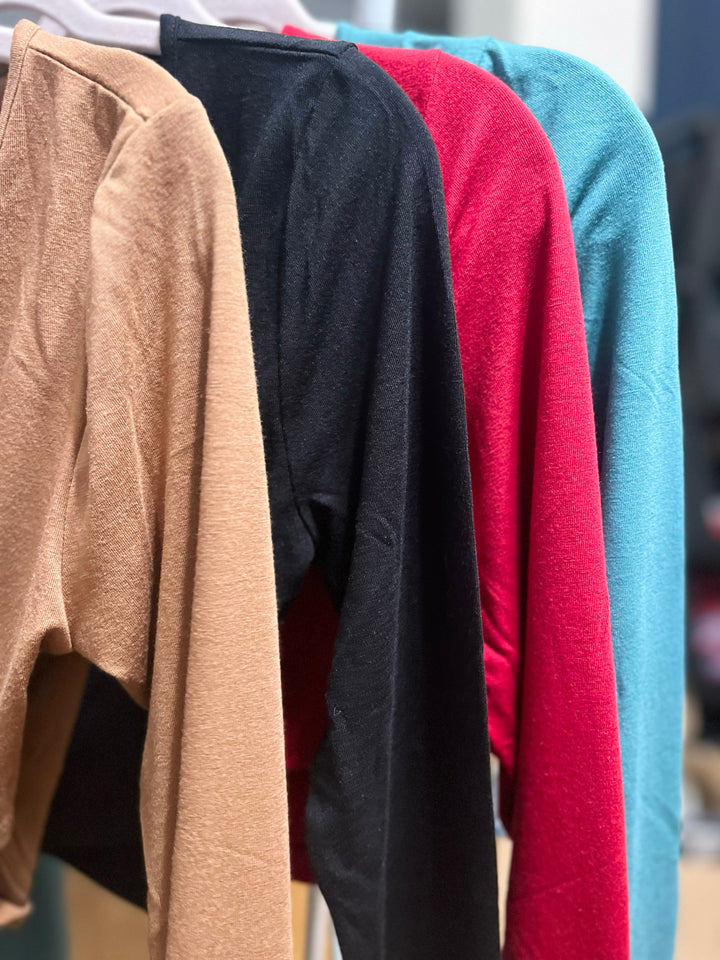 Timeless Twist Top- 4 Colors