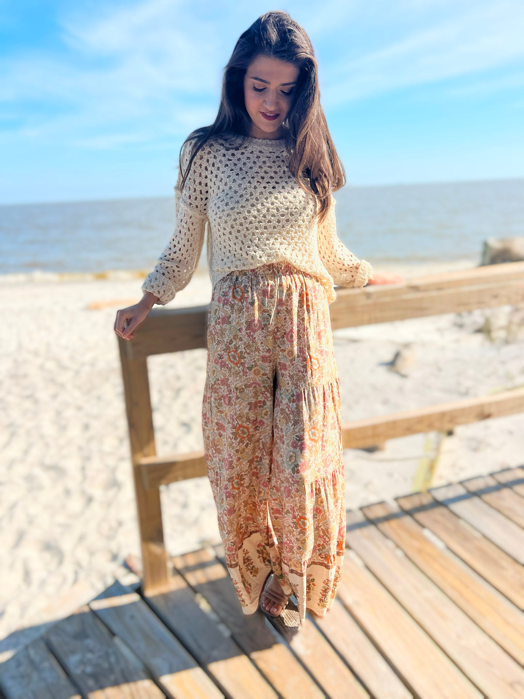 Don't Limit Yourself Oversized Knit Top in Oatmeal