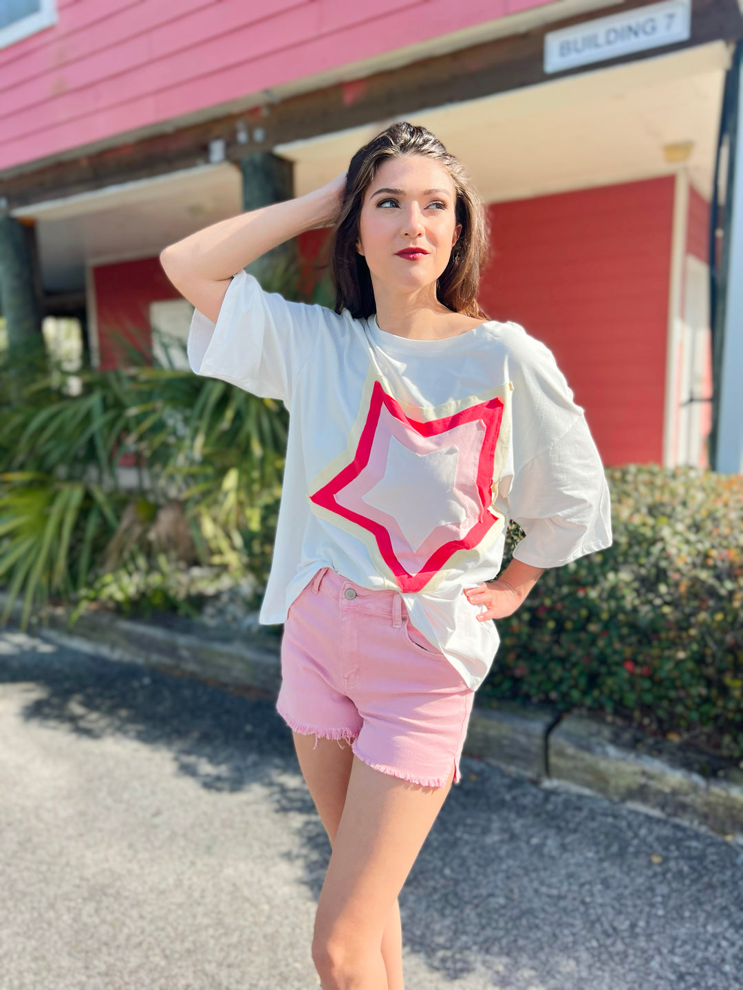 The Lindsay Acid Wash Frayed Shorts- Several Colors