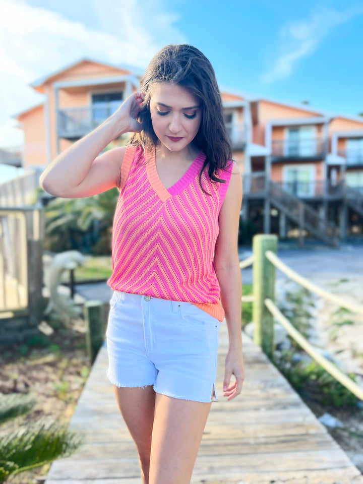 The Lindsay Acid Wash Frayed Shorts- Several Colors