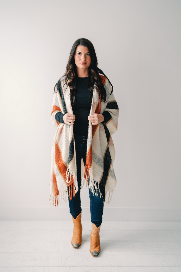 The Anna Plaid Kimono Wrap