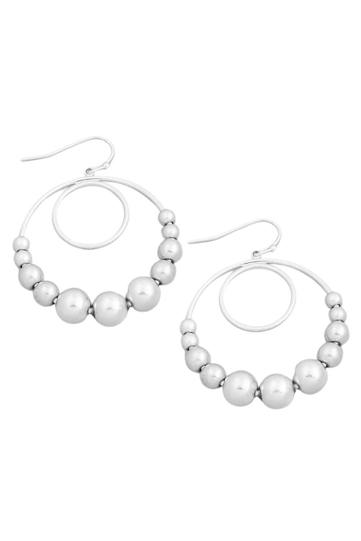 Arianna Beaded Dangle Earrings- 2 Colors