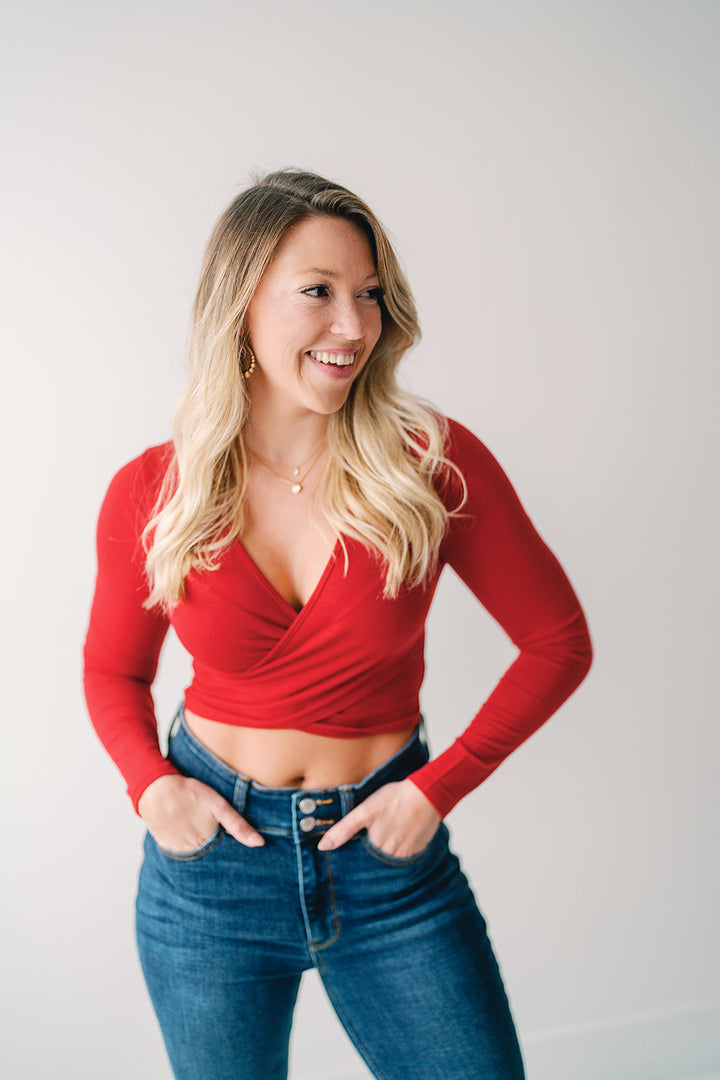 Timeless Twist Top- 4 Colors