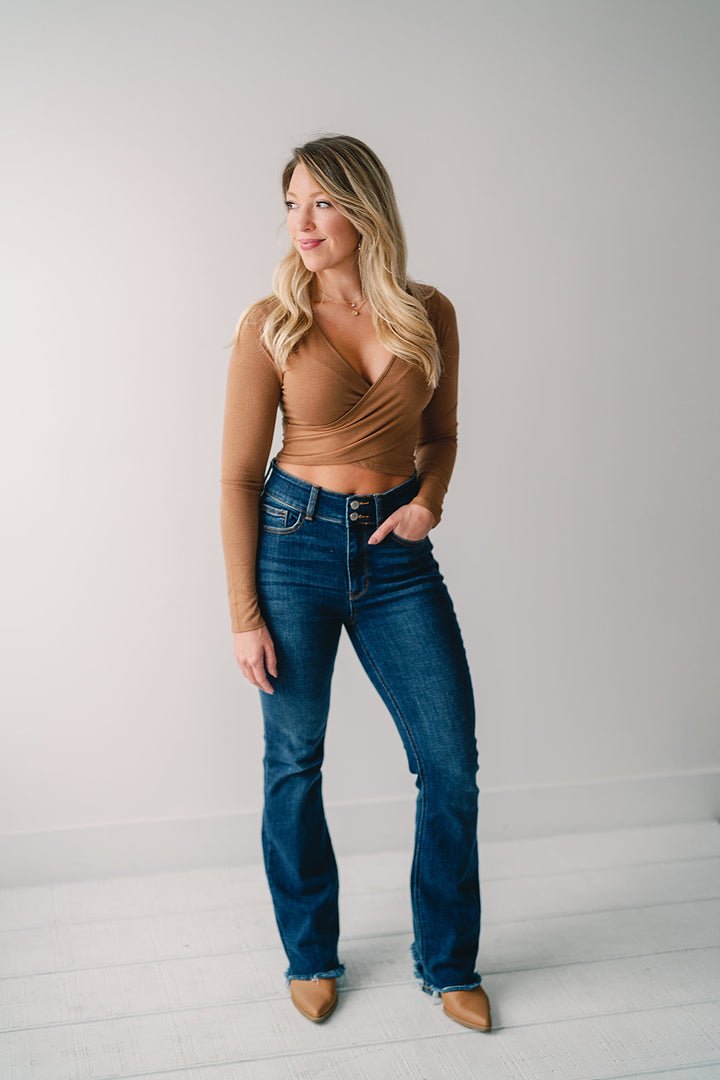 Timeless Twist Top- 4 Colors