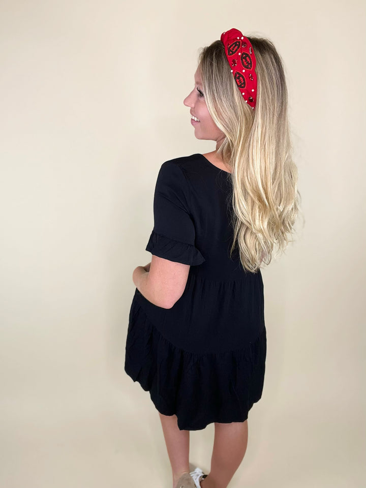 Sass & Class Tiered Ruffle Dress- 2 Colors
