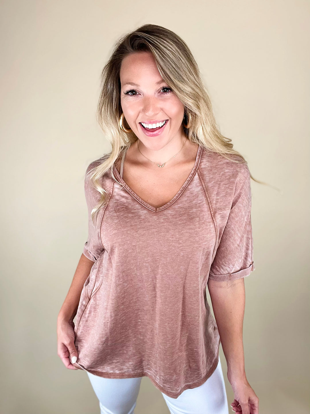 In The Moment Mineral Wash Tee