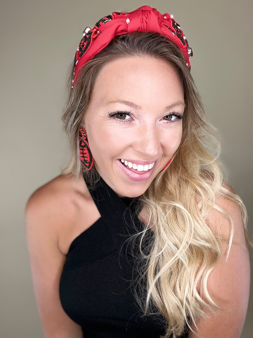 Beaded Game Day Headband