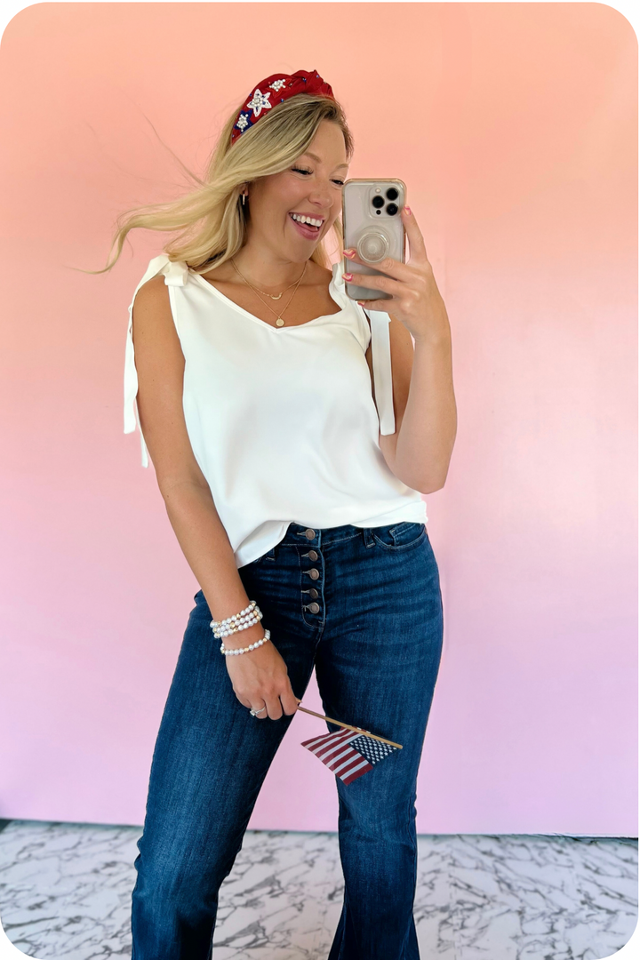Little White Lies V-Neck Tank