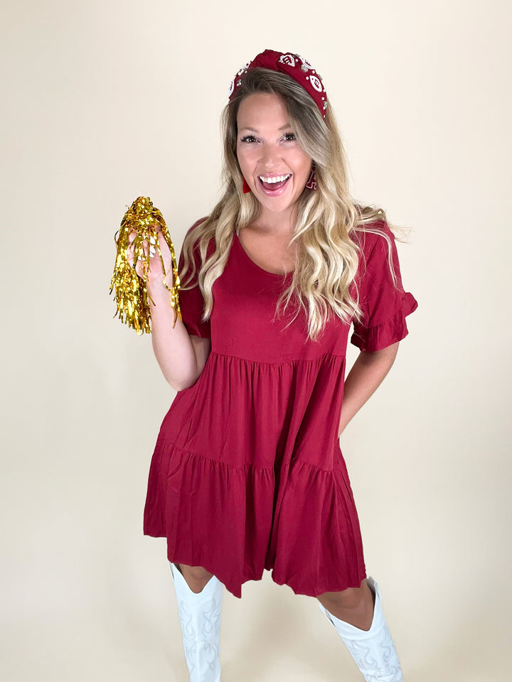Sass & Class Tiered Ruffle Dress- 2 Colors