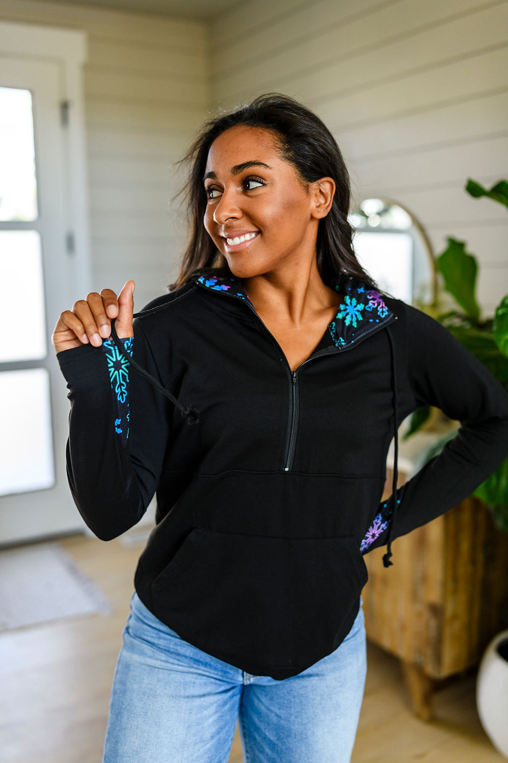 PREORDER: Audre Half Zip Hoodie in Four Colors