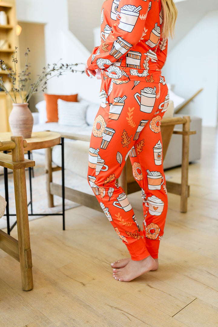 PREORDER: Pumpkin Spice Pajama Set