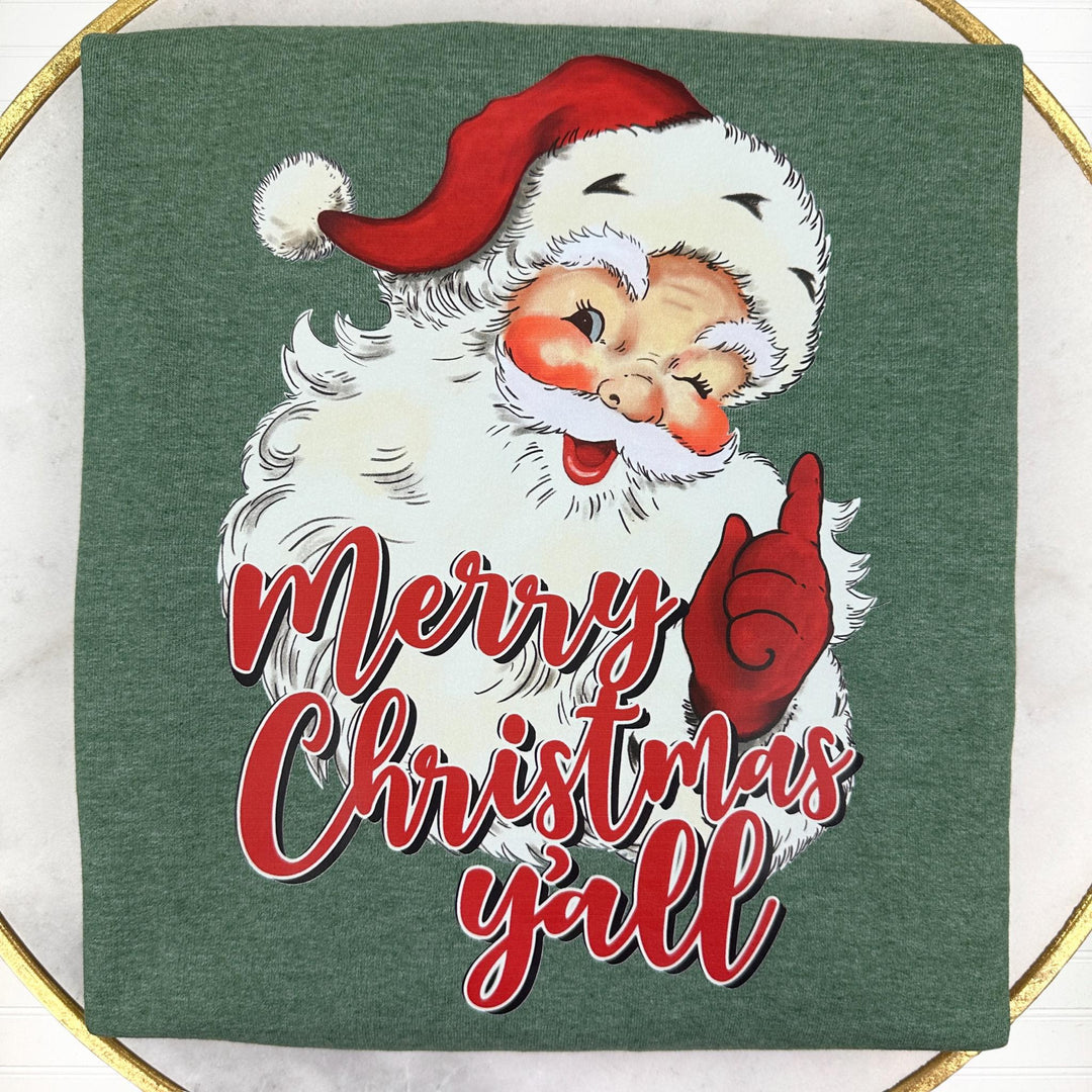 PREORDER: Merry Christmas Y'all Sweatshirt