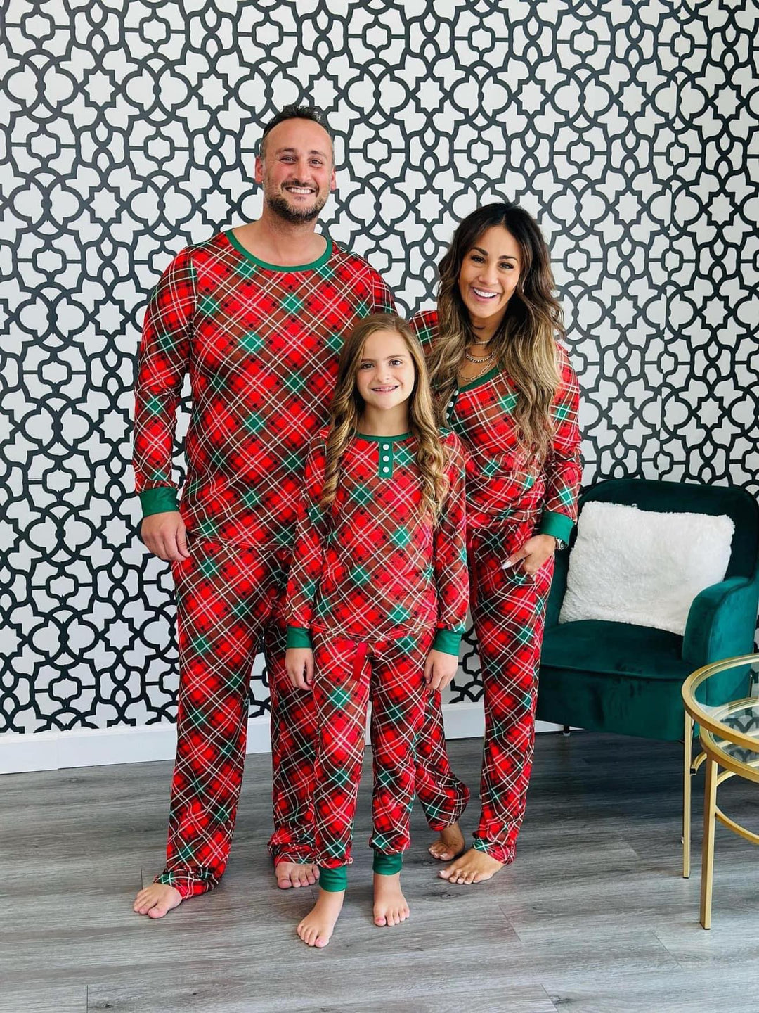 PREORDER: Matching Family Christmas Pajamas in Red Plaid