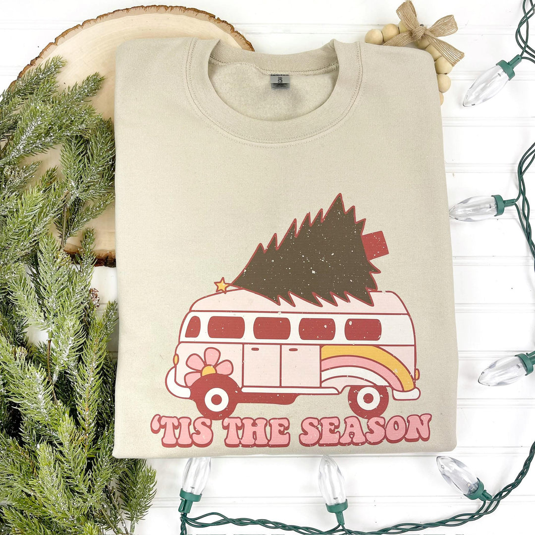 PREORDER: Tis' The Season Camper Sweatshirt