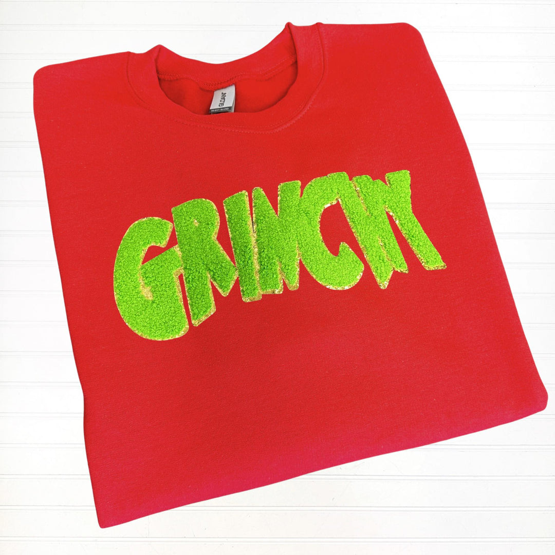 PREORDER: Green Guy Chenille Patch Sweatshirt in Three Colors