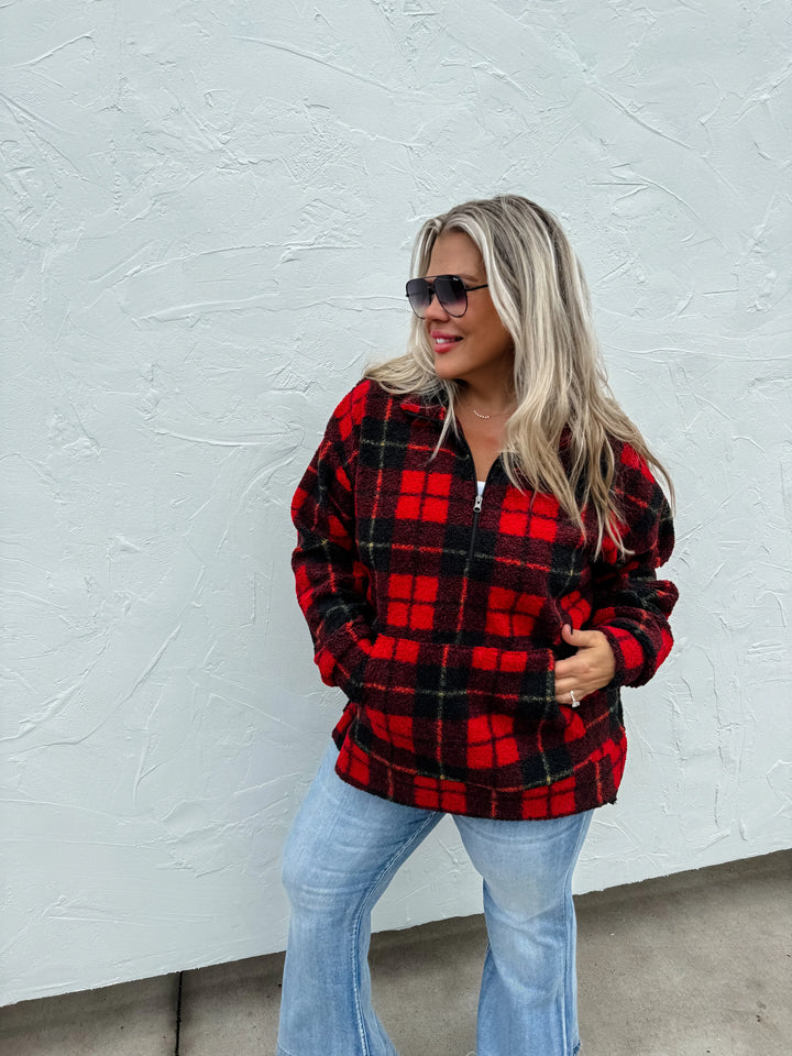 PREORDER: Fireside Nights Sherpa Pullover in Three Colors