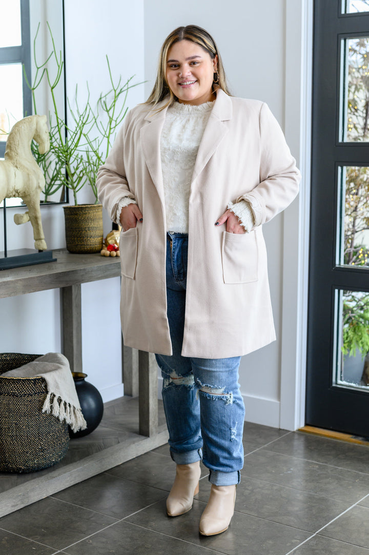Can't Miss Out Jacket In Beige