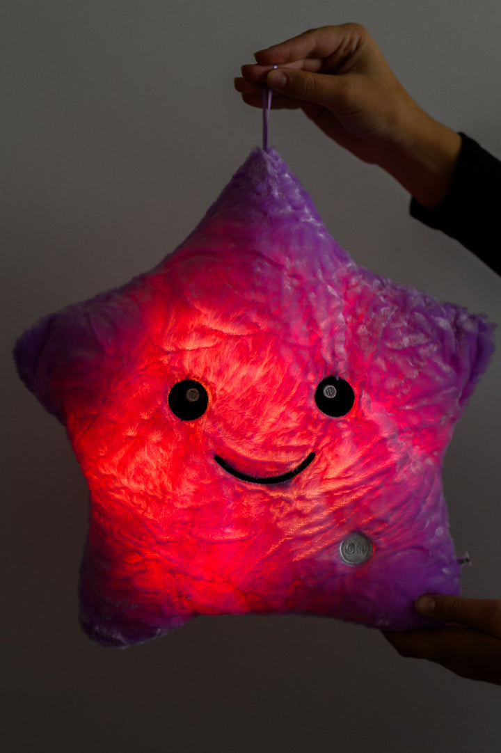 LED Glow Stars In Pink