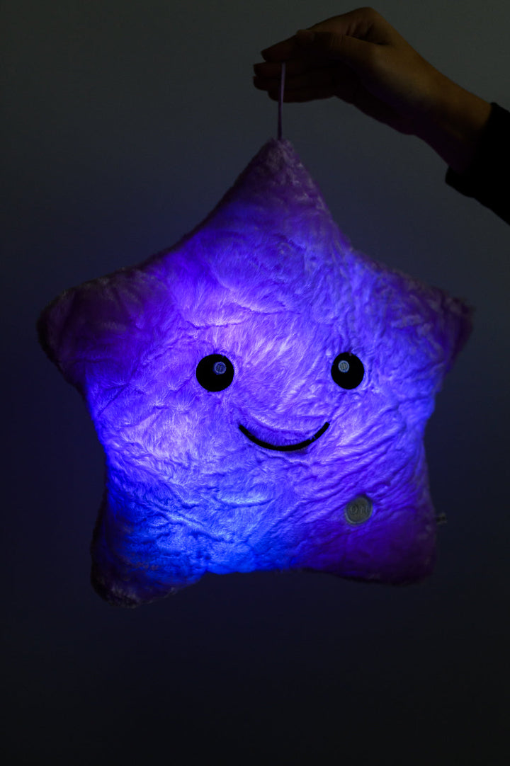 LED Glow Stars In Pink
