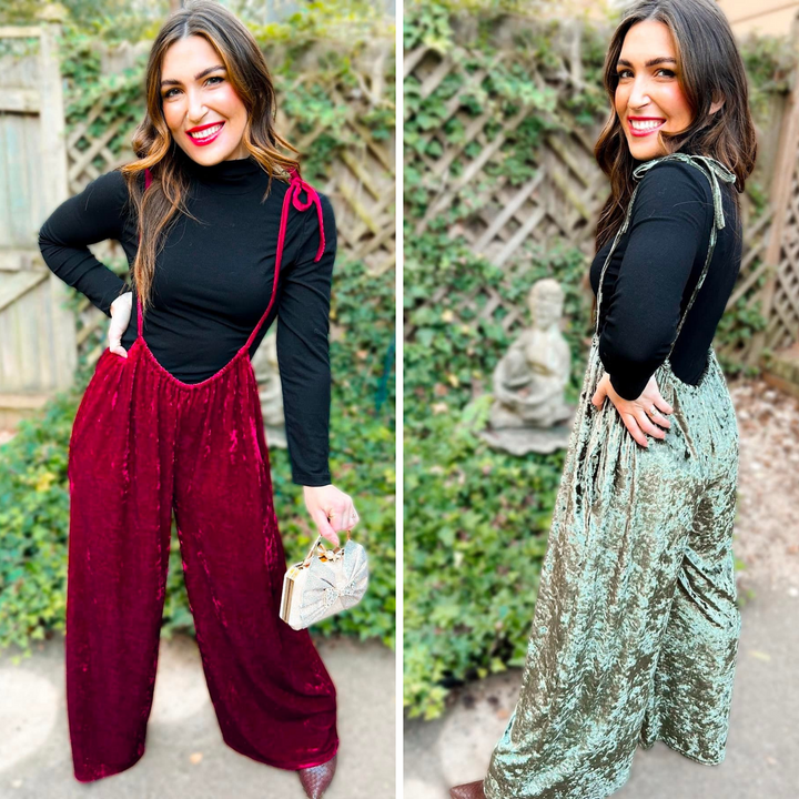 PREORDER: Dani Holiday Drawstring Jumper in Two Colors